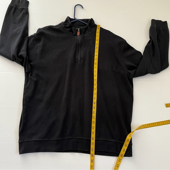 Jack Nicklaus Sportswear 1/4 Zip Long Sleeve Black Sweater Size XXL - Picture 6 of 6